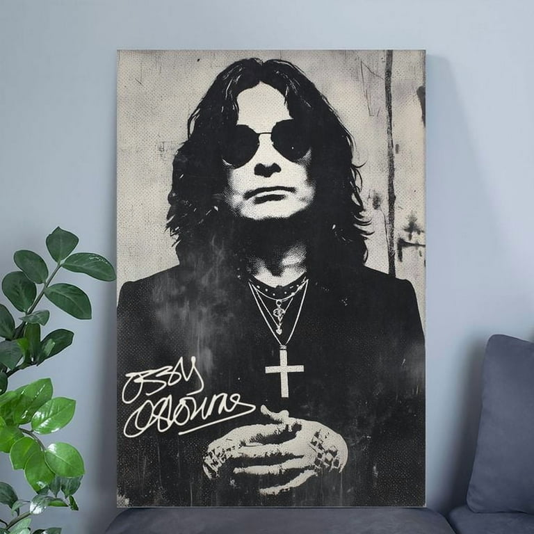 Music Poster - Ozzy Osbourne- Rest In Peace 2025 - Vintage Style