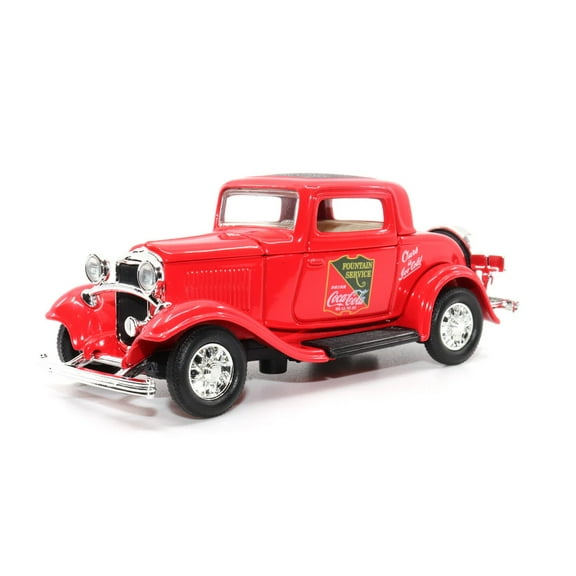 Coca-Cola 1932 Ford Coupe, Red - Motor City Classics 443030 - 1/43 Scale Diecast Model Car