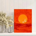 thumbnail image 2 of Clear Water Swimming Cow Canvas Print Home Study Kitchen Wall Art, 2 of 8