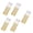 Gold, variant on 4Rows 2Hooks,Bra Extenders for Women Soft Stretchy Back Bra Extension Strap
