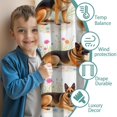 thumbnail image 3 of Blackout Kids Curtains,German Shepherd Dogs with Flowers Childrens Insulated Curtains Set Of 2,Bedroom Essentials,Toddler Room Decor 52x63in(132x160cm), 3 of 4