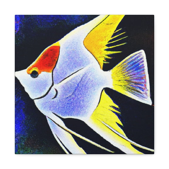 "Angelfish in Splendor" - Canvas