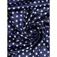 thumbnail image 2 of Fabric  Foam Inc, 60" Wide Patriotic White Stars on Fabric, Sold by The Yard (Navy Blue, by The Yard), 2 of 2