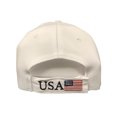 thumbnail image 4 of Trump Hat Make America Great Again – MAGA Hat with American Flag - Donald Trump 2024 High Quality Cap -White, 4 of 4