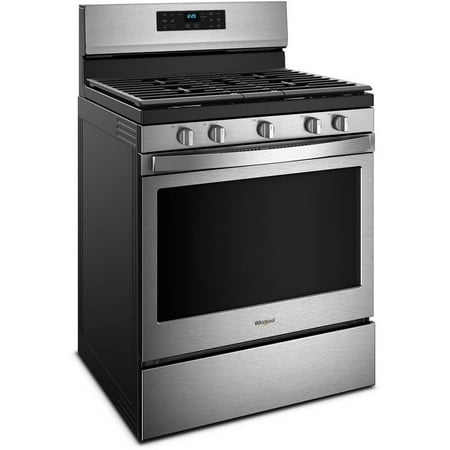 Whirlpool - 5.0 Cu. Ft. Self-Cleaning Freestanding Gas Convection Range