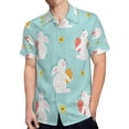 thumbnail image 4 of High Quality Hawaiian Shirts for Men Short Sleeve Aloha Beach Shirt Floral Summer Casual Button Down Shirts Blouses NI8K4G, 4 of 7