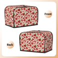 thumbnail image 2 of KLL Tomatoes Print 2 Slice Toaster Dust Covers Kitchen Small Appliance Cover with 2 Pockets,Can hold Jam Spreader Knife & Toaster Tongs (11.4 x 7.9 x 7.5), 2 of 6