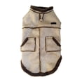 thumbnail image 1 of TIELUTT Winter Warm Vest Lined Coat with Leash Ring & Pet Clothes Hangers and Rack Pet Clothes Hangers for Small Dogs Pet Clothes Closet Pet Clothes Hangers for Closet Pet Clothes for Small Dogs Fema, 1 of 8