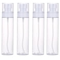 thumbnail image 1 of Botellas de Spray de viaje, 4 Uds., botellas de Spray de plástico transparente vacío rellenables, atomizador de enjuague bucal, botella de Aerosol de tamaño de viaje, 1 of 6