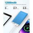 thumbnail image 2 of Cargador portátil EnergyCell Pilot 4GS 12000mAh Power Bank, 2 of 7