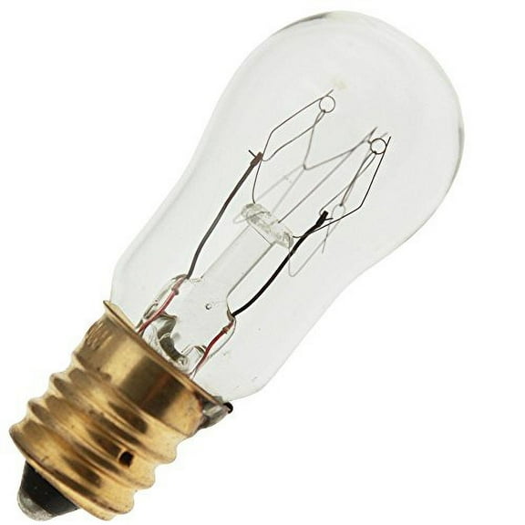 Industrial Performance 10S6/10 130V, 10 Watt, S6, Candelabra Screw (E12) Base...