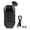Black, variant on YAHHU Bluetooth 5.3 Earbuds Noise Reduction Double Ear Portable Gaming Earphones White (4.33 inches / 11 cm)