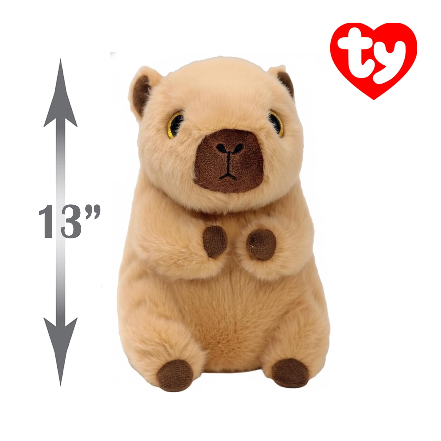 Ty Beanie Buddy Lara the Capybara 10 Inch Plush Medium