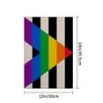 thumbnail image 4 of Pride Garden Flag LGBT Rainbow LGBTQ Alliance Gay Pride Support Vertical Double Sized Yard Outdoor Decoration, 4 of 5