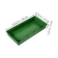 thumbnail image 3 of WRITWAA Set of 2 Green Plastic Flower Holders with Stylish Modern Design for Wedding and Event Decoration Accessories, 3 of 6