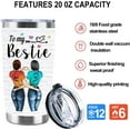 thumbnail image 3 of Gifts For Best Friends Birthday Women - Best Friend Gift, Friend Gifts, Bestie Gifts for Women, BestFriend Friendship Birthday Gifts for Best Friend Woman - 20 oz Stainless Steel Tumbler, 3 of 6