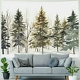 thumbnail image 4 of BCIIG Snow Winter Trees Tapestry Wall Hanging Unique Style Graphic Tapestries Home Wall Decor Art for Living Room Bedroom Apartment Farmhouse Dorm 40x30inch, 4 of 6