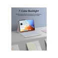 thumbnail image 2 of Touchpad Keyboard Case for iPad Air 11 Inch 2025 M3 2024 M2, 7-Color Backlight, Pencil Holder, Bluetooth Keyboard Cover for for iPad Pro 11 4th/3rd/2nd/1st Gen, iPad Air 5th & 4th Gen 10.9, 2 of 7
