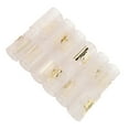 thumbnail image 4 of 12 pinzas para sábanas ajustables de ABS resistente y fuerte, para dormitorio familiar, color dorado transparente., 4 of 14