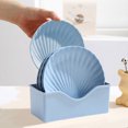 thumbnail image 5 of SNGMN Creative Shell-Shaped Small Plates with Storage Tray - Plastic, Multi-Purpose, Space-Saving, 5 of 6
