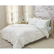 Down Decor CB7Q00A All Season Weight Alternative Comforter, White - Full & Queen Size