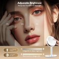 thumbnail image 3 of Espejo de maquillaje MOMOKUBA con aumento 30X y altura ajustable, 3 of 8