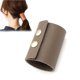 thumbnail image 4 of Soidarity Lazos para el cabello soporte de cola de caballo ajustable lindos accesorios para el cabello impermeable ligero portátil superficie Cuidado del cabello Gris, 4 of 6