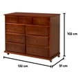 thumbnail image 4 of Cajonera Kessa Muebles  Santurce 9 Cajones Nogal, 4 of 5