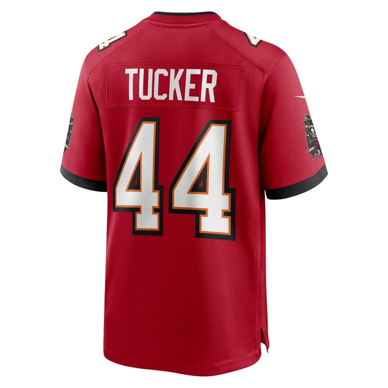 Men's Nike Sean Tucker Red Tampa Bay Buccaneers Game Jersey