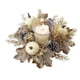 thumbnail image 4 of Xihbxyly Corona de Velas de Halloween, Diseño de Flores Naranjas y Blancas, Hojas de Arce Artificiales, Centro de Mesa, Decoración Del Hogar, Decoración para Fiesta de Acción de Gracias, Tamaño 25 X, 4 of 6