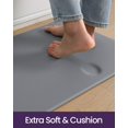 thumbnail image 3 of Kitchen Rug Anti Fatigue Mats for Floor, 24x59 Non Skid Cushioned Comfort Standing Desk Waterproof Runner, Grey, 3 of 9