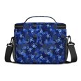 thumbnail image 3 of Lunch Box Pioneer Flower Floral Print Pattern Insulated Lunch Bag for Women Men,Medium Leakproof Lunchbox Cooler Bag Adjustable Strap,10 X 6.7 X 8 Inches, 3 of 6