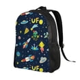 thumbnail image 2 of Balery Funny Spaceships Mochila - Mochila Estilosa y Duradera para Laptop de 15 Pulgadas con Tela Oxford Impermeable, 2 of 8