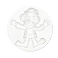 thumbnail image 2 of Halloween payaso silicona flexible comida segura molde arcilla resina cerámica caramelo, Style3,11 Feliz Sencillez, 2 of 5