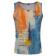 thumbnail image 4 of Camiseta sin mangas sin mangas con estampado digital 3D de verano para hombre Pompotops oipoqjl30254, 4 of 5