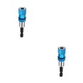 thumbnail image 1 of Speravity Mango hexagonal Mini portapuntas Destornillador ajustable de acero Barra de extensión Adaptador de zócalo de repuesto con controlador azul Azul 2piezas Speravity CBP164544, 1 of 6