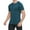Green, variant on Mens Shirts Short Sleeve, Compression Shirt Short Sleeve Football Basketball Undershirt Athletic Quick Dry Base Layer T-Shirt