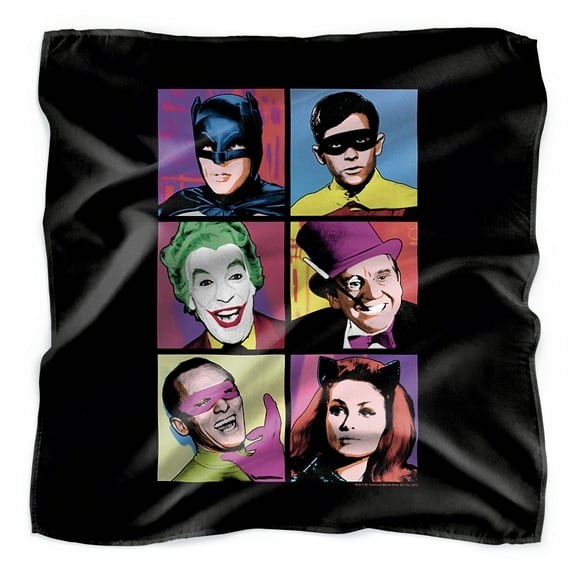 Batman Classic TV Series Pop Cast Bandana (21 in x 21 in)
