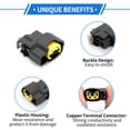 thumbnail image 3 of 2 Pin Ignition Coil Connector Plug Female Wire Terminal Connector for Hyundai for Kia 1 Set, 3 of 6