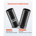 thumbnail image 2 of VEVOR 1/2 in Drive Impact Socket Set, 39 Piece, 6 Point Deep & Shallow Impact Sockets, Metric 9 to 30 mm, Cr-V Steel High Durability, with Universal Joint, Dual Size Markings,Heavy Duty Carrying Case, 2 of 9