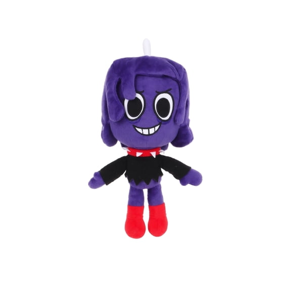 Waxwell Plush Figure, 11.8 Inch Purple Character Plush Doll with Soft Fabric, Unique Costume Design Collectible Plush for Desk Display, Shelf Decor and Gift