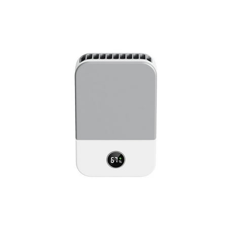 

Usb Outdoor Mini Digital Display Hanging Neck Fan Desktop Silent Small Fan