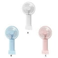thumbnail image 4 of kurtrusly Student Desktop Gift Small Fan With Long-lasting Range Three Speed Adjustment For Silent Operation Cherry blossom powde, 4 of 6