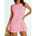 thumbnail image 2 of Vestidos de playa para mujer Vestidos sin tirantes para las vacaciones de verano Nituyy Mini vestido sin mangas, 2 of 5