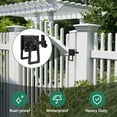 JUBEST Self Locking Gate Latch, Heavy Duty Double Side Gate Latches
