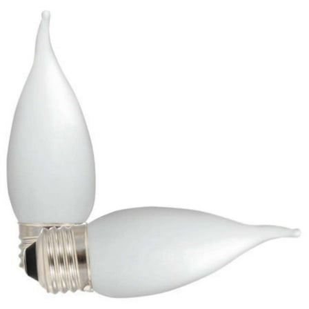 Sylvania 40529 - LED5B10/BENT/DIM/F/827/GL/BL2 Candle Tip LED Light Bulb