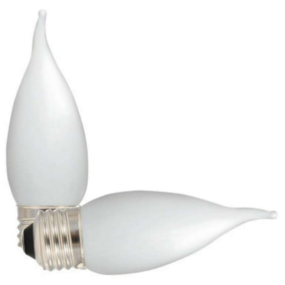 Sylvania 40529 - LED5B10/BENT/DIM/F/827/GL/BL2 Candle Tip LED Light Bulb