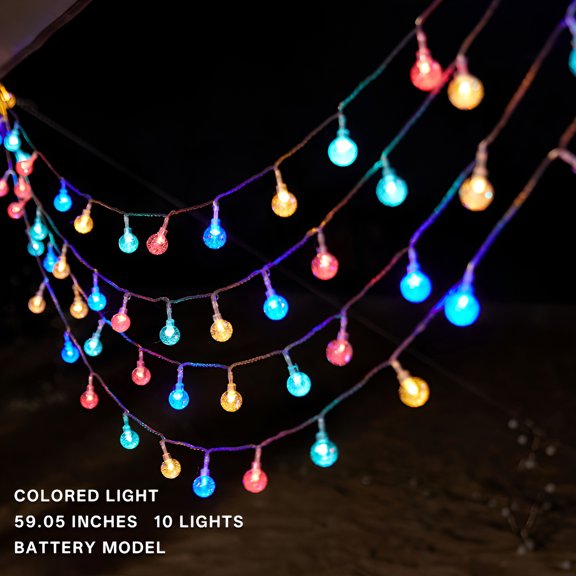 HIBIBUD Ambient Lighting,Festive Led Stars Outdoor Lighting Products,Eye-Catching Party Highlight Permanent Outdoor Lights,Style1,1.5m