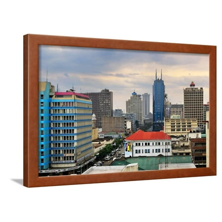  Nairobi  Central Business District and Skyline Framed 