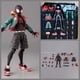 thumbnail image 3 of A través del Universo Miles Morales Spider-Man adornos articulaciones móviles figura en caja modelo (A), 3 of 9